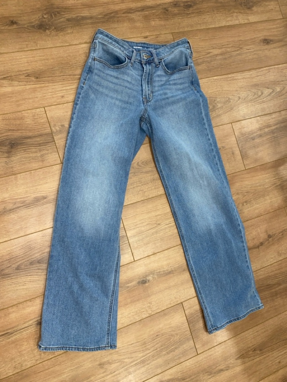 High-Waist Wow Wide-Leg Jeans